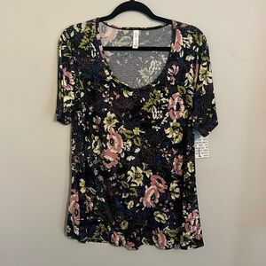 L Floral LuLaRoe Perfect Tee